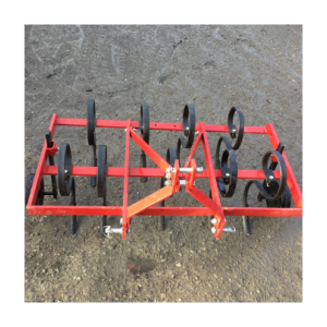 Cultivateur 140 cm pour micro-tracteur – 11 dents, 2 roues de terrage