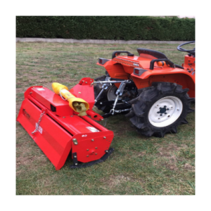 Rotovator 125 cm pour micro-tracteur – 28 dents, boîtier déportable