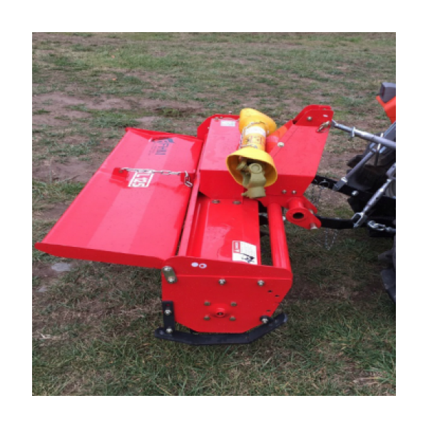 Rotovator 125 cm pour micro-tracteur – 28 dents, boîtier déportable – Image 2