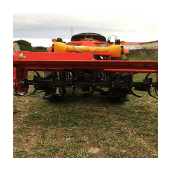 Rotovator 125 cm pour micro-tracteur – 28 dents, boîtier déportable – Image 3