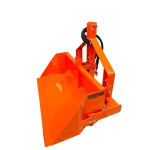 Godet à basculement hydraulique LIDERFARM 1m20 – charge 400 kg